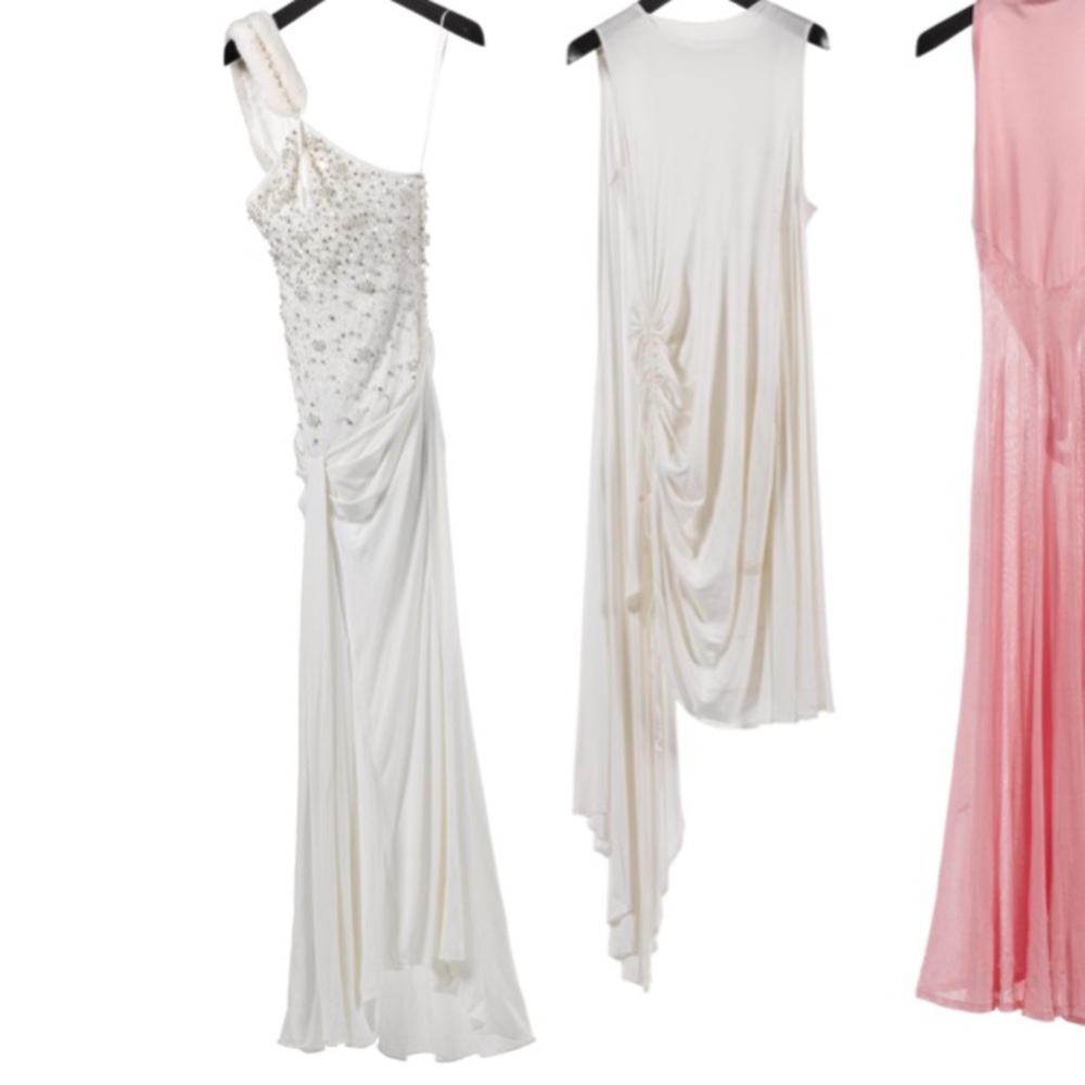 Elegant Off-White by Virgil Abloh One-Shoulder Dress - Picture 12 of 12